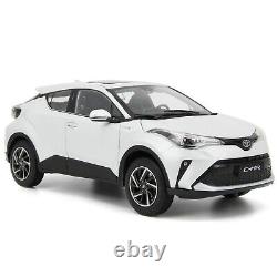 118 Toyota CHR 2022 White Diecast Model Car Collectibles Gift Children Toy