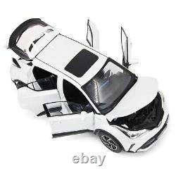 118 Toyota CHR 2022 White Diecast Model Car Collectibles Gift Children Toy