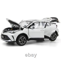 118 Toyota CHR 2022 White Diecast Model Car Collectibles Gift Children Toy