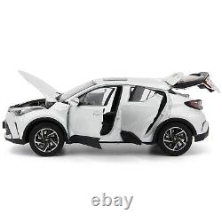 118 Toyota CHR 2022 White Diecast Model Car Collectibles Gift Children Toy