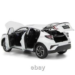 118 Toyota CHR 2022 White Diecast Model Car Collectibles Gift Children Toy