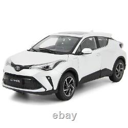 118 Toyota CHR 2022 White Diecast Model Car Collectibles Gift Children Toy