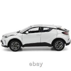 118 Toyota CHR 2022 White Diecast Model Car Collectibles Gift Children Toy