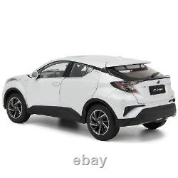 118 Toyota CHR 2022 White Diecast Model Car Collectibles Gift Children Toy