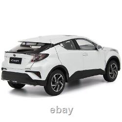 118 Toyota CHR 2022 White Diecast Model Car Collectibles Gift Children Toy