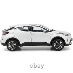 118 Toyota CHR 2022 White Diecast Model Car Collectibles Gift Children Toy