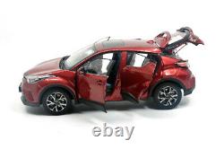 118 Toyota CHR SUV 2019 Diecast Miniature Metal Model Car Gift Red Vehicle Toy