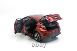 118 Toyota CHR SUV 2019 Diecast Miniature Metal Model Car Gift Red Vehicle Toy