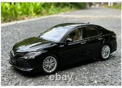 118 Toyota Camry 2018 Toy Diecast Car Model Vehicle White Black Metal Gifts