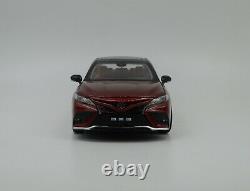 118 Toyota Camry 2021 Sport Red Diecast Metal Model Car Vehicle Collection Toys