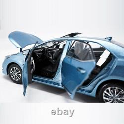 118 Toyota Corolla Hybrid Model Car Diecast Vehicle Boys Gifts Blue Collection