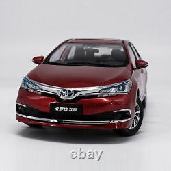 118 Toyota Corolla Hybrid Model Car Diecast Vehicle Boys Gifts Red Collection