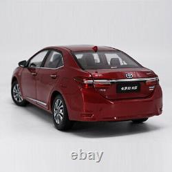 118 Toyota Corolla Hybrid Model Car Diecast Vehicle Boys Gifts Red Collection
