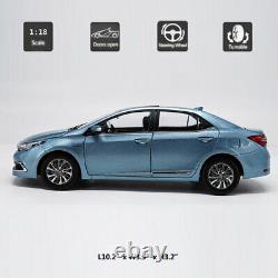 118 Toyota Corolla Hybrid Model Car Diecast Vehicle Collectible Gift Blue