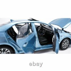 118 Toyota Corolla Hybrid Model Car Diecast Vehicle Toy Cars Collection Blue