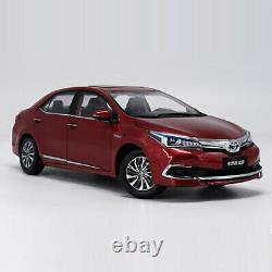 118 Toyota Corolla Hybrid Model Car Diecast Vehicle Toy Cars Collection Red