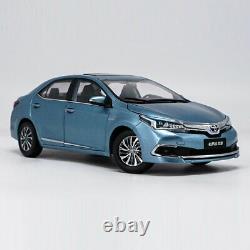 118 Toyota Corolla Hybrid Sedan Model Car Diecast Vehicle Collection Gift Blue