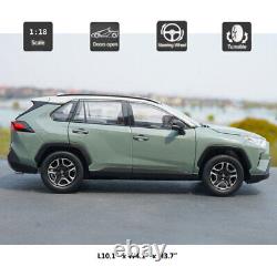 118 Toyota RAV4 SUV Model Car Diecast Vehicle Toy Car Kids Collection Green