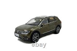 118 Volkswagen Tiguan L 2017 Brown Diecast Miniature Metal Model Car Vehicle Toy