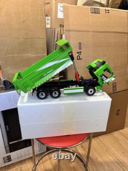 124 Scale Faw Heavy Dump Truck Green Diecast Model Car