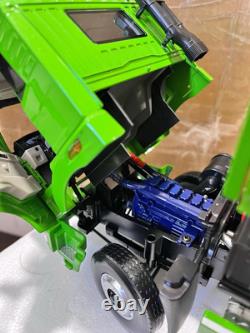 124 Scale Faw Heavy Dump Truck Green Diecast Model Car