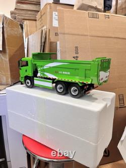 124 Scale Faw Heavy Dump Truck Green Diecast Model Car