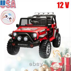12VKids Ride On Car Toy Jeep Electric Vehicle Toy withRemote Control+MP3 Xmas Gift