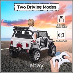 12V 2-Seater Kids Ride On Car Electric Vehicle Toy Truck Jeep withRemote Control