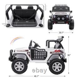 12V 2-Seater Kids Ride On Car Electric Vehicle Toy Truck Jeep withRemote Control