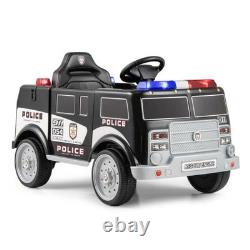 12V Battery Powered Electric Vehicle Ride-On Car with 3 Speeds & Megaphone