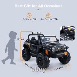 12V Battery Powered Electric Vehicle Toy with Remote Control Parent-Child Kids Car