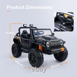 12V Battery Powered Electric Vehicle Toy with Remote Control Parent-Child Kids Car