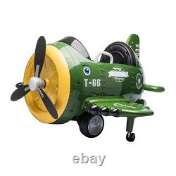 12V Electric Car for Kids Battery Powered Airplane Vehicle with Remote Control