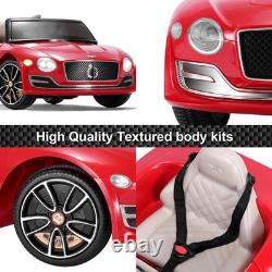 12V Electric Kids Ride On Car Bentley Style Motorized Vehicles + Remote 2 Speeds