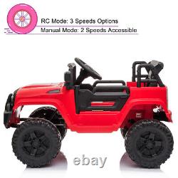 12V Electric Kids Ride On Car with 2.4G Remote Control Off-Road Vehicle Truck Toys