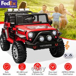 12V Electric Kids Ride on Jeep Car Truck Toys Vehicles with Remote Control Gifts