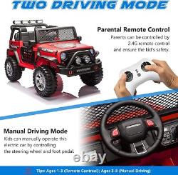 12V Electric Kids Ride on Jeep Car Truck Toys Vehicles with Remote Control Gifts