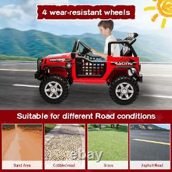 12V Electric Kids Ride on Jeep Car Truck Toys Vehicles with Remote Control Gifts