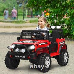 12V Electric Kids Ride on Jeep Car Truck Toys Vehicles with Remote Control Gifts
