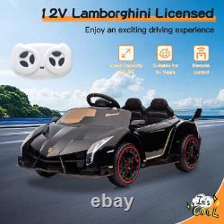 12V Electric Powered Vehicle Toy Kids Ride on Car Licensed Lamborghini Veneno