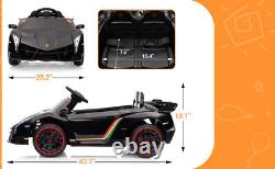 12V Electric Powered Vehicle Toy Kids Ride on Car Licensed Lamborghini Veneno