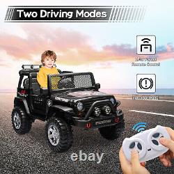 12V Electric Ride On Car 2 Seater Vehicle Toy Kids Truck Jeep with Remote Control
