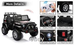 12V Electric Ride On Car 2 Seater Vehicle Toy Kids Truck Jeep with Remote Control