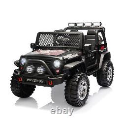 12V Electric Ride On Car 2 Seater Vehicle Toy Kids Truck Jeep with Remote Control