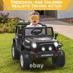 12V Electric Vehicle Jeep Car Kids Ride On Truck 2 Seater Toy with Remote Control