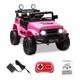 12v Electric Vehicle Jeep Car Withremote Control Kids Ride On Truck Toys 2-seater