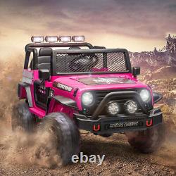 12V Electric Vehicle Kids Ride On Car Toy Truck Jeep 2 Seater with Remote Control