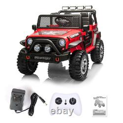 12V Electric Vehicle Kids Ride On Car Toy Truck Jeep 2 Seater with Remote Control