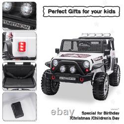 12V Electric Vehicle Truck Kids Ride On Car Jeep 2 Seater With Remote Control Toy