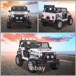 12V Electric Vehicle Truck Kids Ride On Car Jeep 2 Seater With Remote Control Toy